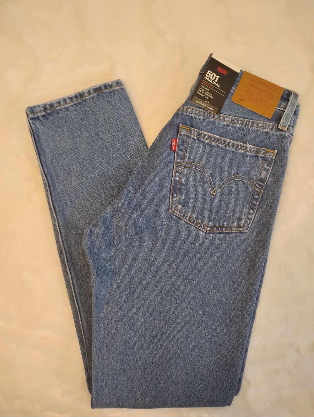 Levi's Women's Straight Jeans - Blue Denim